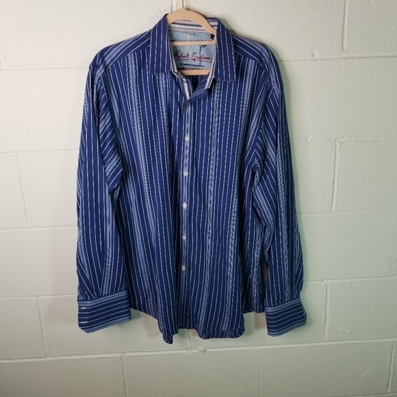 Robert Graham old money striped button up shirt - Picture 2 of 12